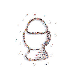 people in the form of eggs.