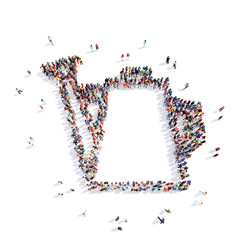 people in the form of watering.