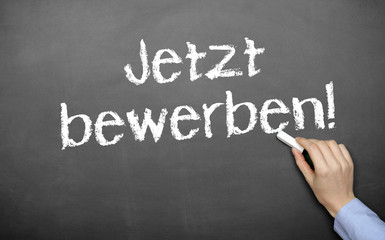 Fototapeta premium Jetzt bewerben