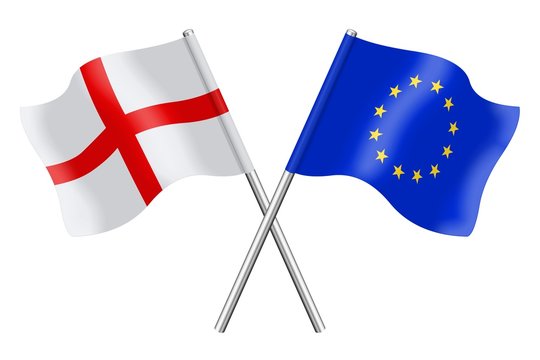 Flags : England and Europe