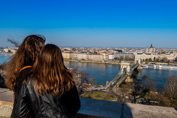 Ungarn, Budapest, Kettenbrücke