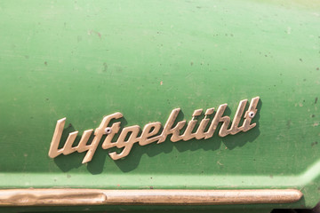 Luftgekühlter Motor Schild © Animaflora PicsStock