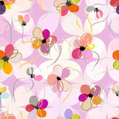 abstract floral pattern background