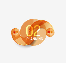 Business modern colorful geometric infographics