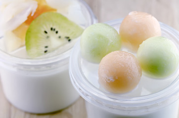 Fruit pudding