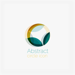 Abstract symmetric geometric shapes, business icon
