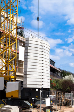 Krangewichte aus Beton