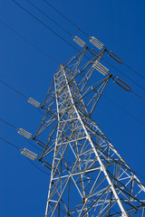 Electricity pylon - Stock image