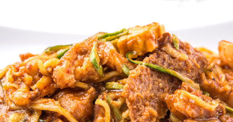 Popular Malaysian salad Rojak Pasembur 