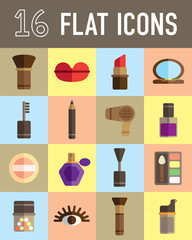 make up flat icon