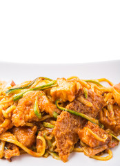 Popular Malaysian salad Rojak Pasembur 