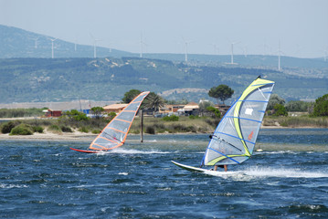 Obraz premium windsurf