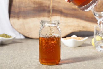 Lemon, Mint Flavour Ice Tea