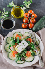 Fresh vegetarian salad