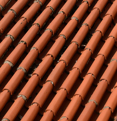 Abstract  of roof tiles