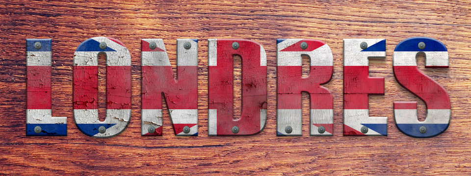 Panneau "Londres" - Powered by Adobe