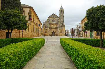 Fototapeta premium Iglesia del Divino Salvador, Úbeda, Jaén, España