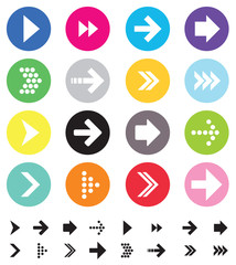 arrow icon set