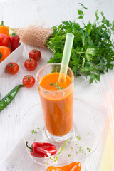 red paprika smoothie