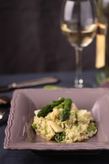 risotto con asparagi