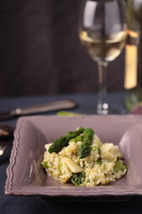 risotto con asparagi