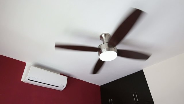 Electric ceiling fan and  air conditioner 