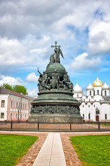 Obraz premium Bronze monument to the Millennium of Russia