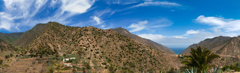 Vallehermoso, northern branch of the valley