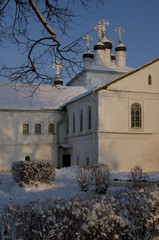 Church in the winter.