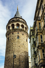 Fototapeta na wymiar Galata tower, Istanbul, Turkey