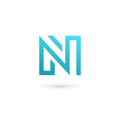 Letter N logo icon design template elements