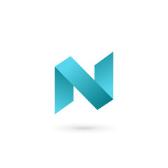 Letter N logo icon design template elements