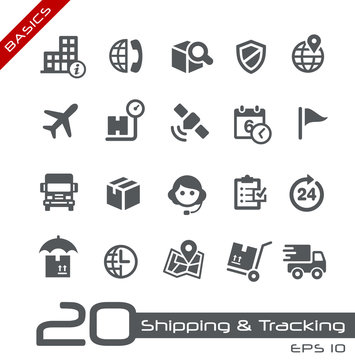 Shipping and Tracking Icons -- Basics