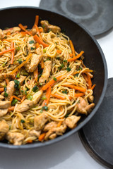 Asia Pfanne Huhn