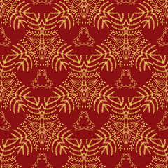 Elegant seamless pattern. Endless floral ornament vintage style