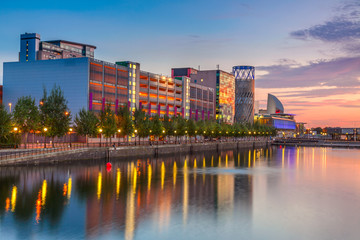 Fototapeta premium Salford Quays in Manchester