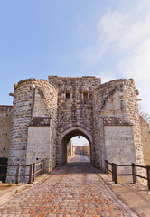 Saint Jean Gate (XIII c.)  in Provins France. UNESCO site