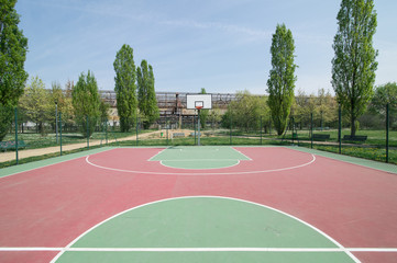 Fototapeta premium campo da basket