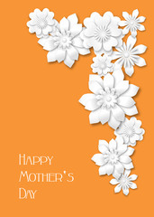 Mothers's Day greeting card