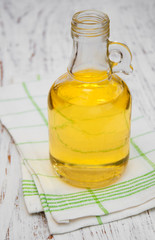olive oil in bottle
