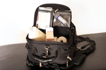Tasche mit Sportmedizin