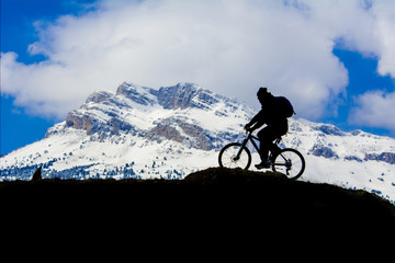 dağ bisikleti ile zirve başarısı