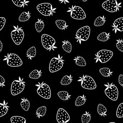 Abstract strawberry texture, endless berry background. Endless.