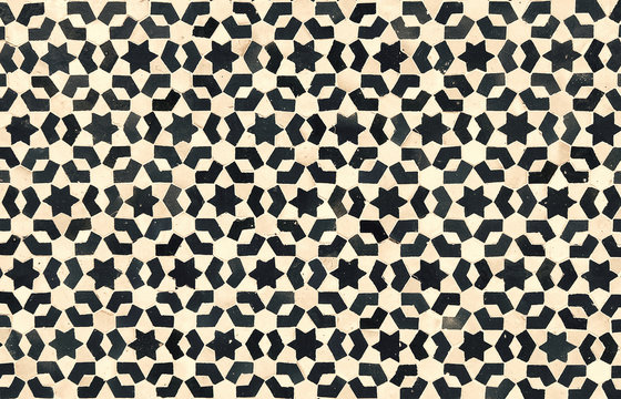 moroccan vintage tile background - Powered by Adobe