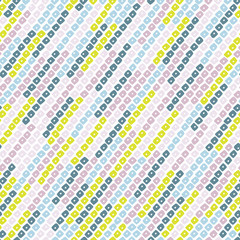 Abstract speckled lines pattern. Diagonal bead stripes. Seamless