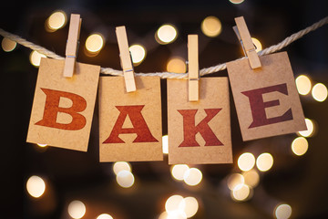 Bake Concept Clipped Cards and Lights