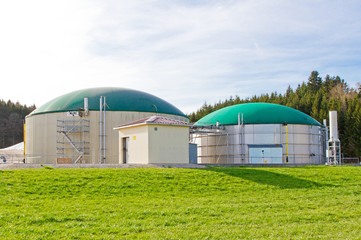 Biogasanlage auf der schwäbischen Alb
