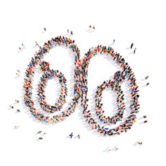 people in the form of children's clothing.