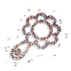 people in the form of children's rattles.