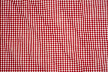 the white and red checkered background